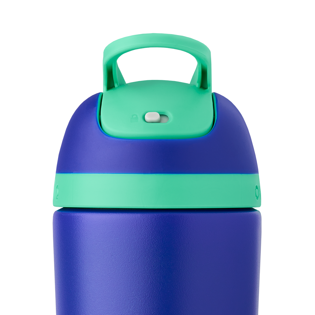 Kids¡¯ Stainless Steel Flip? Blue + Teal